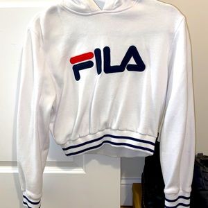 Fila cropped hoodie